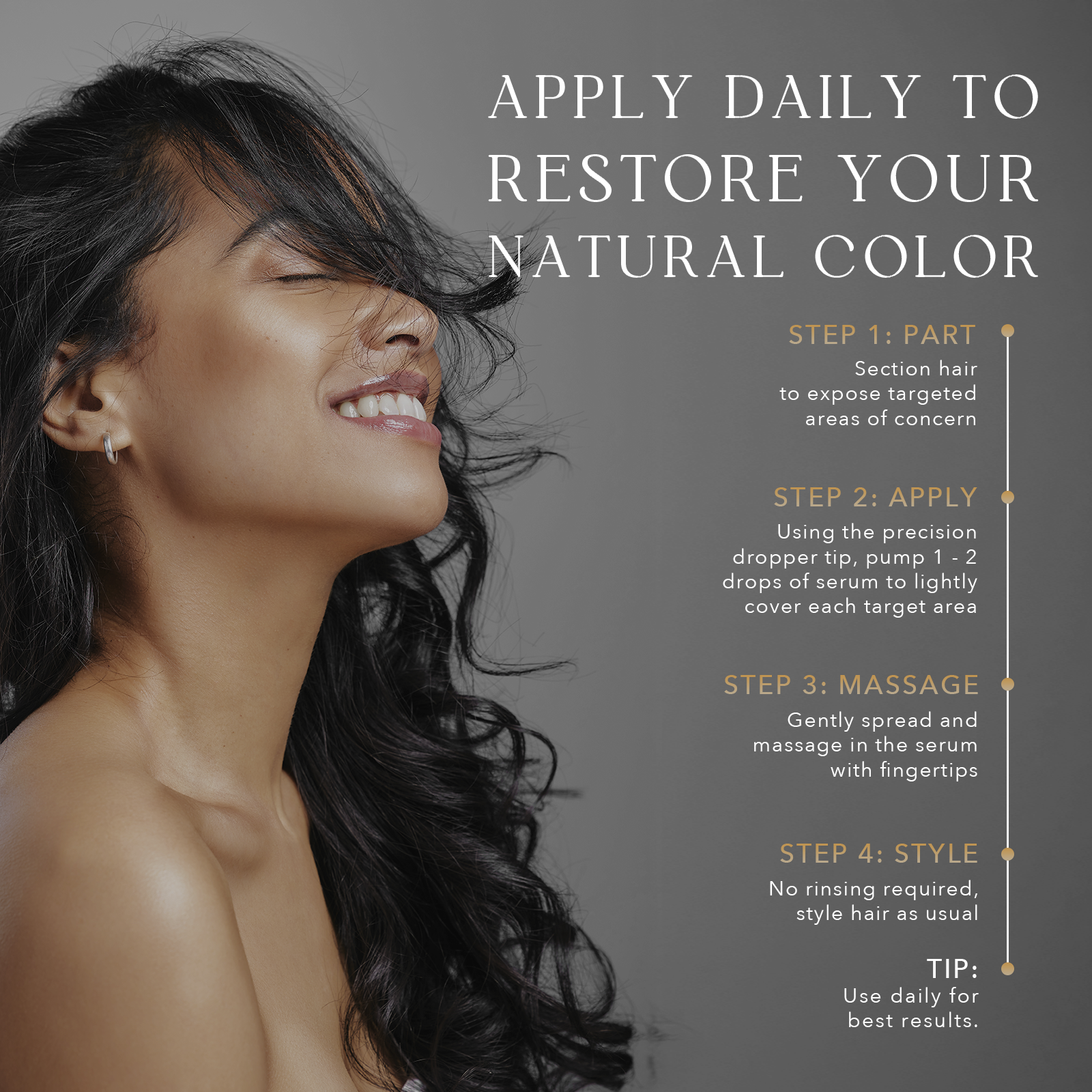 Defy Gray Hair Serum (Reverse Grays)